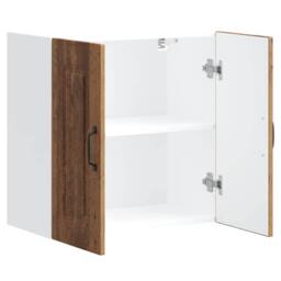 Berkfield Home Kitchen Wall Cabinet Kalmar Old Wood Engineered Wood in Brown - thumbnail 6