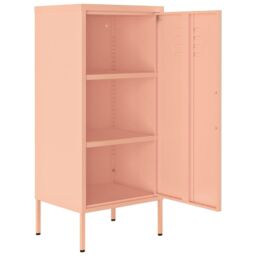 Berkfield Home Storage Cabinet Pink 42.5x35x101.5 cm Steel - thumbnail 6