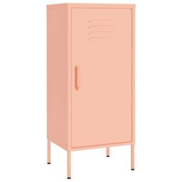 Berkfield Home Storage Cabinet Pink 42.5x35x101.5 cm Steel - thumbnail 2