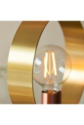 Netlighting Hoop Complete Floor Lamp Brushed Brass Nickel Copper Plate in Gold - thumbnail 6