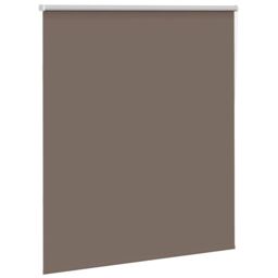 Berkfield Home Roller Blind Blackout Coffee 130x175 cm Fabric Width 126.6 cm Polyester in Brown - thumbnail 3