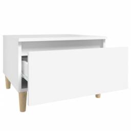 Berkfield Home Side Tables 2 pcs White 50x46x35 cm Engineered Wood - Size: 50 x 46 x 35 cm - thumbnail 9