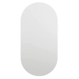 Berkfield Home Mirror 80x40 cm Glass in White - thumbnail 1
