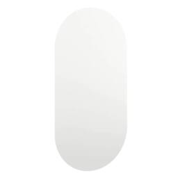 Berkfield Home Mirror 80x40 cm Glass in White - thumbnail 3