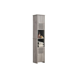 Freestanding Tall Bathroom Storage Cabinet - thumbnail 3