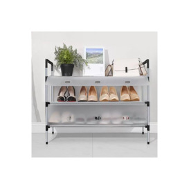 3-Layer Easy Assemble Shoe Rack Cabinet for Home - thumbnail 1