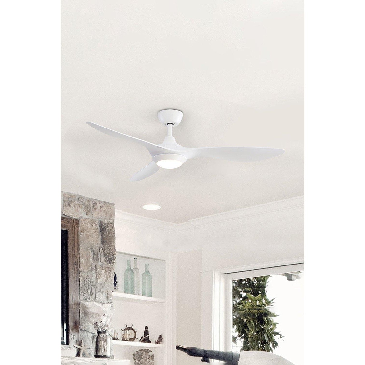 52 Inch Ceiling Fan Light Fixture with Remote Control for Living Room - image 1