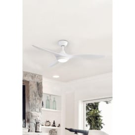 52 Inch Ceiling Fan Light Fixture with Remote Control for Living Room - thumbnail 1