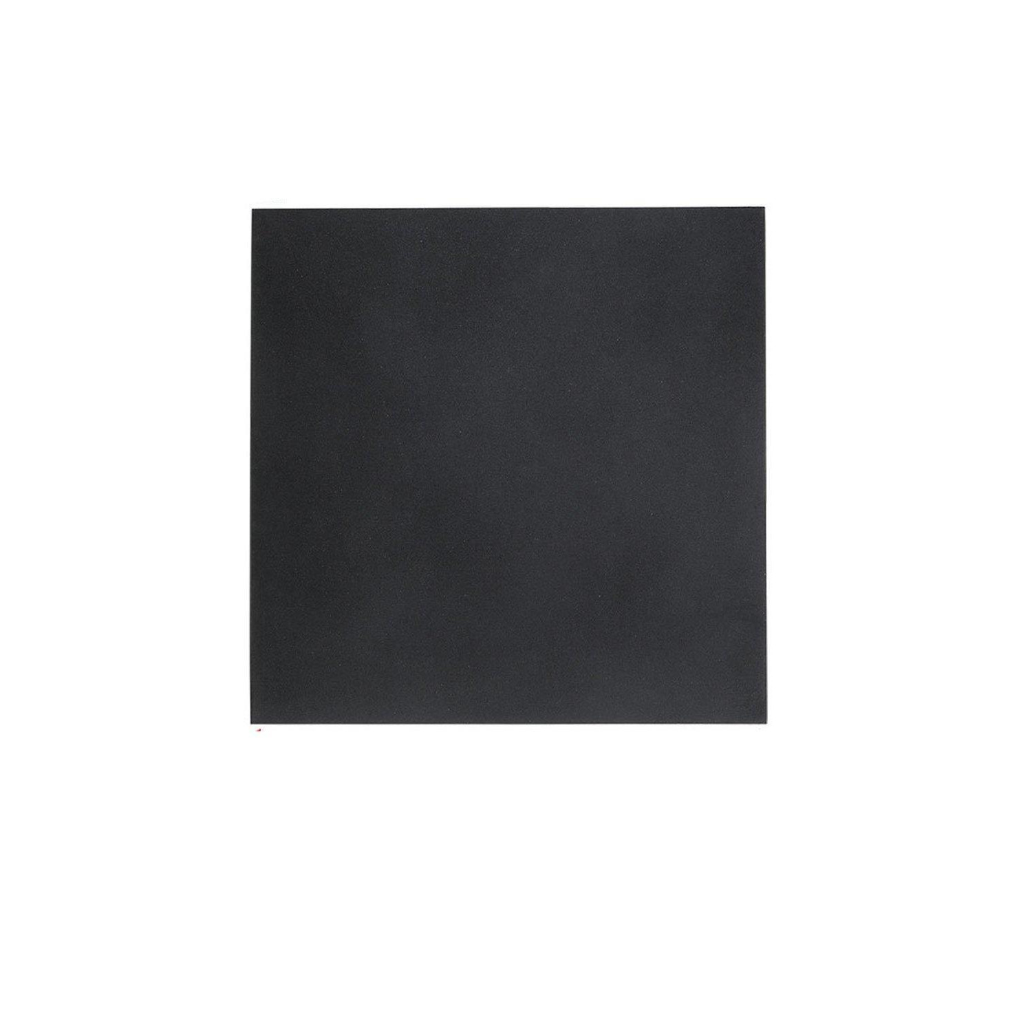 Black Heavy Duty Rubber Mat 100 cm W x 100 cm D x 0.2 cm - image 1