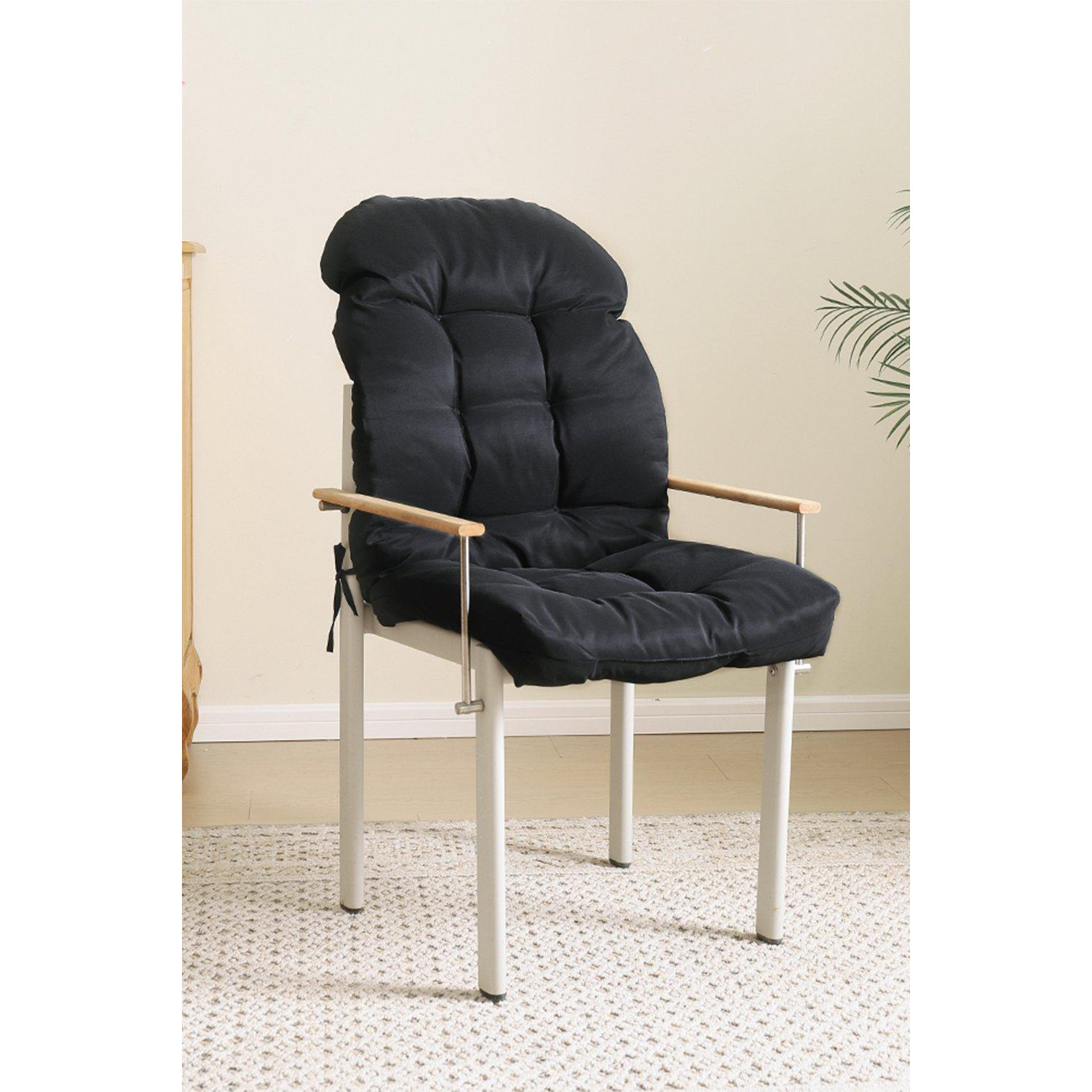 125CM x 53CM Outdoor Waterproof Tufted Swing Seat Cushion - image 1