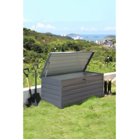 600L Metal Outdoor Garden Storage Box Lockable - thumbnail 1