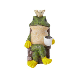 Frog Prince Figurine Resin Tabletop Ornament - thumbnail 3