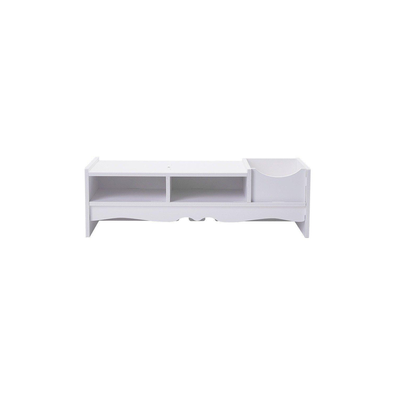 Office Multifunctional Monitor Stand Riser with Storage - image 1