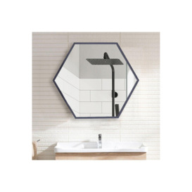 Modern Wall Mounted Hexagonal Vanity Mirror