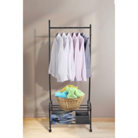 60cm Double Rail Clothes Rail Hanging Display Stand