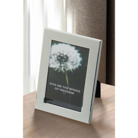 6 x 8 Inch Silver Fashionable Photo Frames with Stand - thumbnail 1