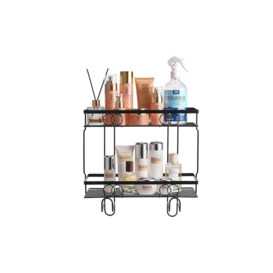 2-Tier Over the Toilet Wall Storage Shelf for Bathroom - thumbnail 2