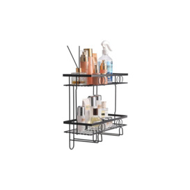 2-Tier Over the Toilet Wall Storage Shelf for Bathroom