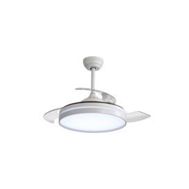 Acrylic Ceiling Fan Light with Retracted Blades - thumbnail 3