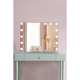 HollywoodVanity Bathroom Mirror with Lights,3 Lighting Modes & Touch Screen Control,Tabletop and Wall Mirror For Home