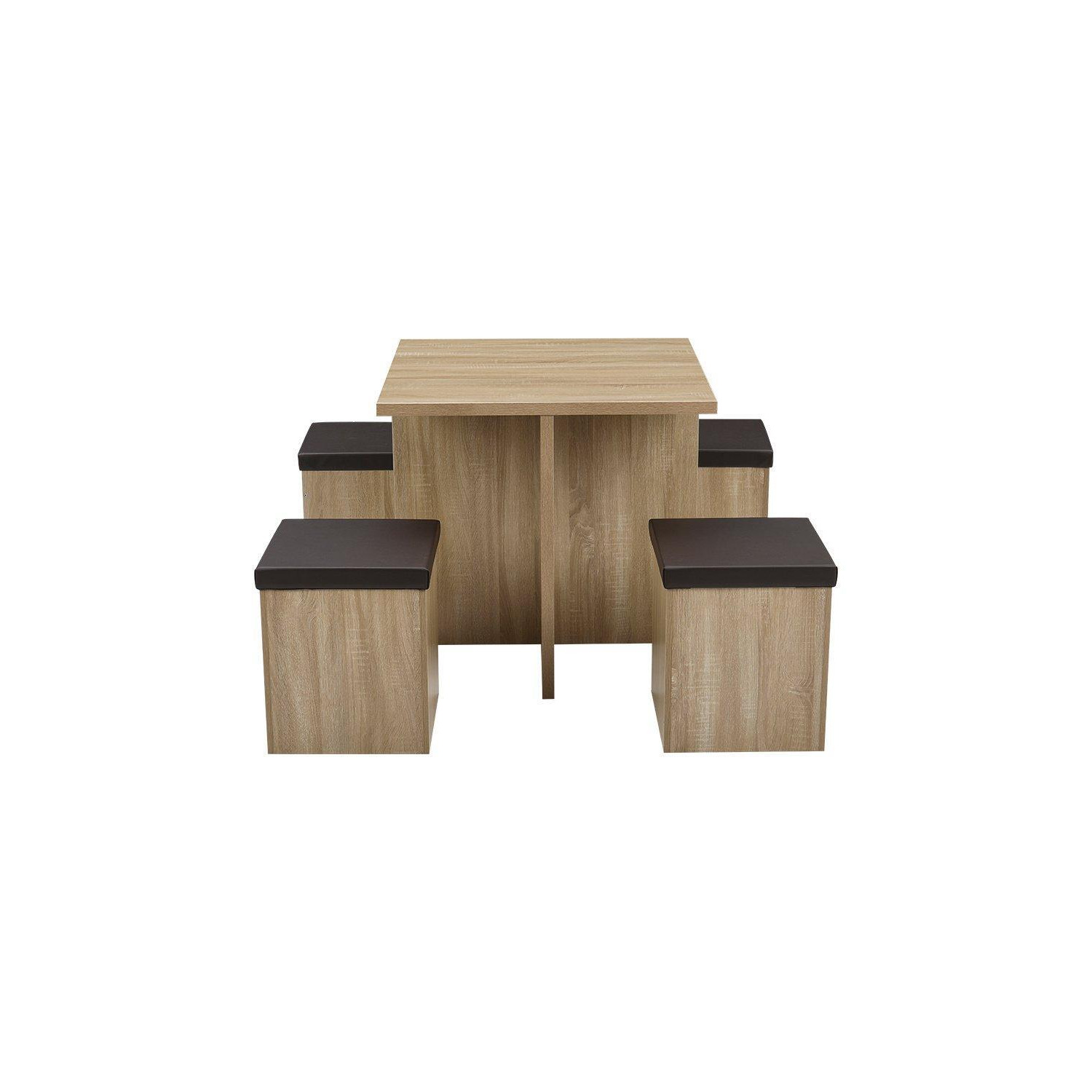 Table and 4 Stools Set - image 1