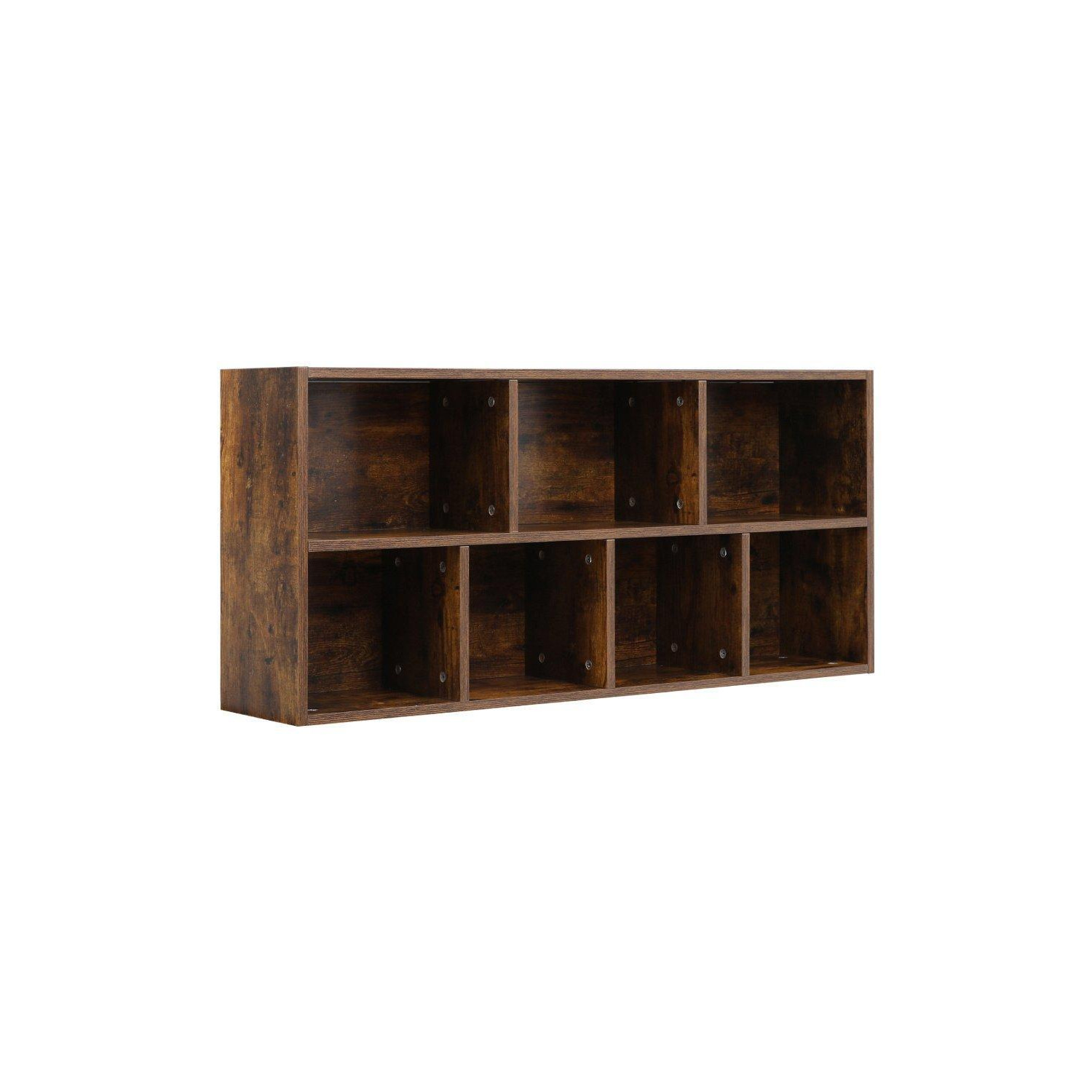 Cube Wooden Bookcase Organizer Storage Shelving Unit - image 1