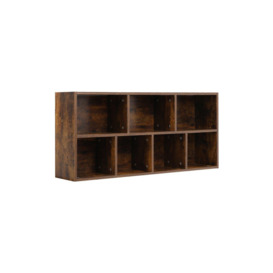 Cube Wooden Bookcase Organizer Storage Shelving Unit - thumbnail 1