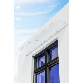 Frosted Window Door Awning Canopy - thumbnail 3