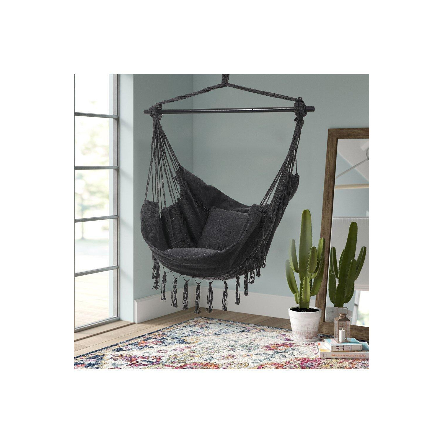 Foldable Hanging Chair Outdoor Swing - image 1
