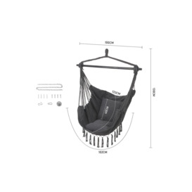 Foldable Hanging Chair Outdoor Swing - thumbnail 3
