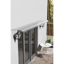 Door Shelter Frosted Awning Canopy Outdoor Rain Cover - thumbnail 1