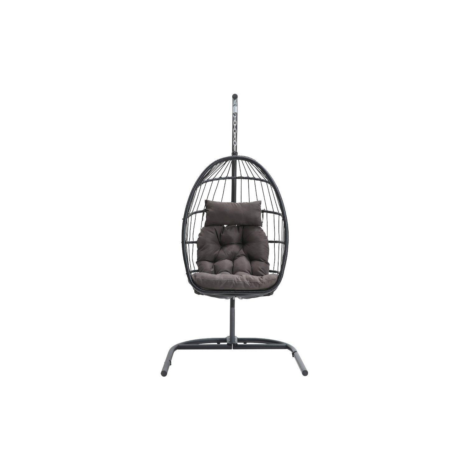 Outdoor Hanging Egg-Shaped Chair - image 1