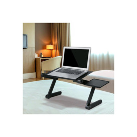 Adjustable Foldable Laptop Stand with Cooling Fans - thumbnail 3