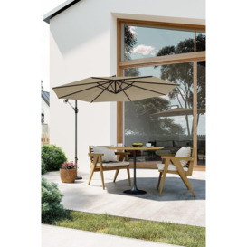 Khaki 3m Outdoor Umbrellar Garden Parasol