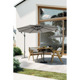 Large 3m Patio Parasol Garden Umbrella for Sunshade and Rainwith Cross Base