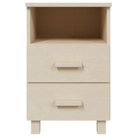 Bedside Cabinet HAMAR Honey Brown 40x35x62 cm Solid Wood Pine - thumbnail 3