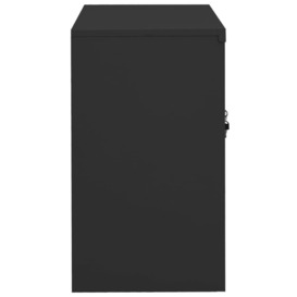 Office Cabinet Anthracite 90x40x70 cm Steel - thumbnail 3