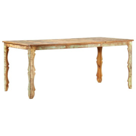 Dining Table 180x90x76 cm Solid Reclaimed Wood - thumbnail 1