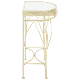 Side Table French Style Metal 82x39x76 cm Gold - thumbnail 3
