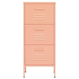 Storage Cabinet Pink 42.5x35x101.5 cm Steel - thumbnail 3