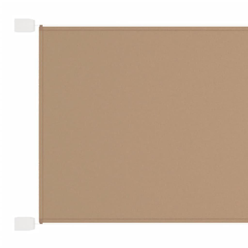 Vertical Awning Taupe 180x1000 cm Oxford Fabric - image 1