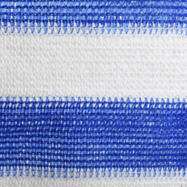 Balcony Screen Blue and White 90x400 cm HDPE - thumbnail 3