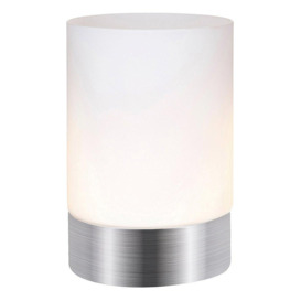Small Touch Dimmable Table Lamp with Frosted Glass Shade