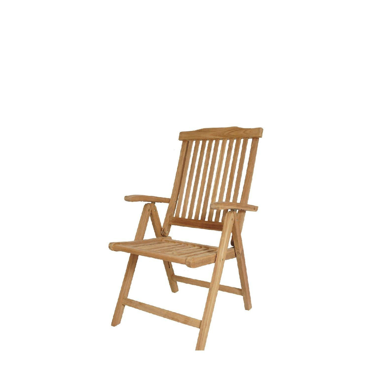 Taryn Folding Teak Outdoor Dining Chair - image 1