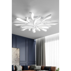 Unique V-Shaped LED Semi Flush Ceiling Light