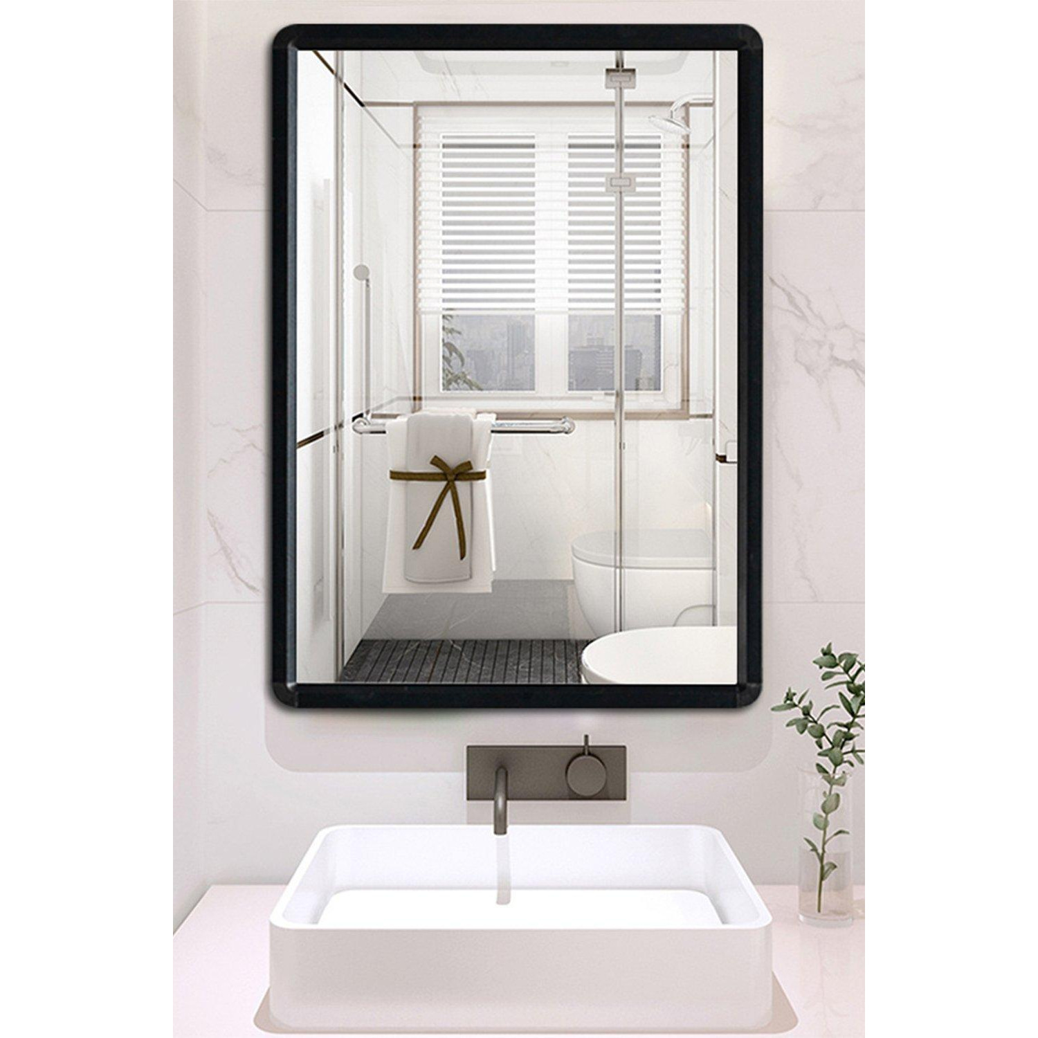 50x70CM Modern Rectangle Wall Mirror - image 1