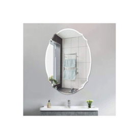 40cm W x 60cm H Modern Beveled Edge Frameless Special-Shaped Wall Mirror - thumbnail 3
