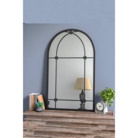 Metal Arched Window Mirror - thumbnail 1