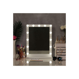 Touch Control Design 3 Color Lighted  Hollywood Vanity Makeup Mirror - thumbnail 2