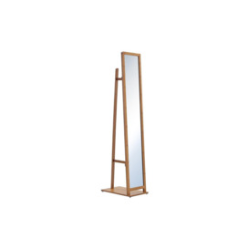 Free Standing Full Length Mirror with Clothes Rack - thumbnail 3